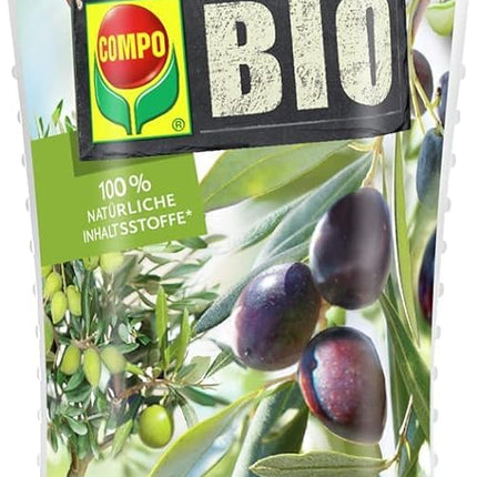 COMPO BIO olīvkoku mēslojums – olīvkoku mēslojums ar 100% dabīgām sastāvdaļām – īpašs šķidrais mēslojums – 500 ml, nav piemērojams