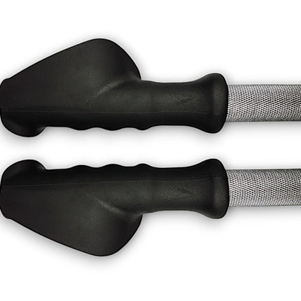 2x rokturi rollatoriem, 125x22 mm no FabaCare, ergonomiskas formas, rezerves rokturi, rollatora rokturis, rollatora turētājs, labais un kreisais, rokturis mobilitātes palīglīdzeklim
