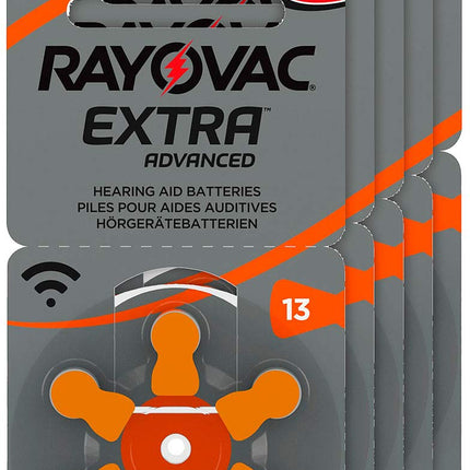 RAYOVAC dzirdes aparātu baterijas 13 Extra Advanced 1.45V 310 mAh, 5x6 iepakojumā