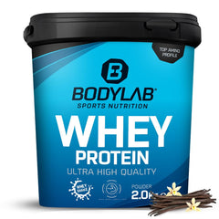 Bodylab24 sūkalu proteīna pulveris, vaniļa, 2kg