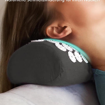 LifeGoods Akupressurmatte Mit Kissen - Akkupressmatte - Akkupressurmatte+ - Akupressur Matte - Akupunktur Matte - Massagematte - Rücken - Stachelmatte - Fakirmatte - Nagelmatte - Acupressure Mat