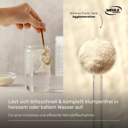 Jūras kolagēna pulveris 500 g - bioaktīvi kolagēna hidrolizāta peptīdi - zīmola izejviela CollaPure® - Wehle Sports zivju kolagēns - neitrāls