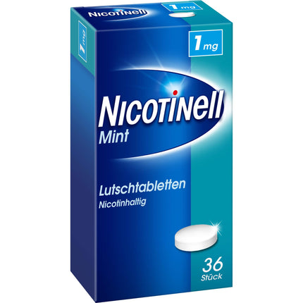 Nicotinell sūkājamās tabletes 1 mg piparmētru