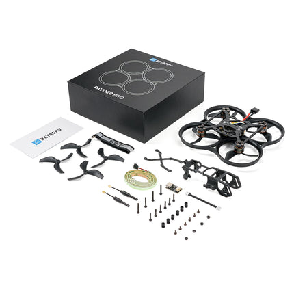 BETAFPV Pavo20 Pro bezkontaktu Whoop kvadrokopters 2,2 collu Cinewhoop ar HD digitālo kronšteinu, LAVA 1104 7200KV motoru GF2218 3-B propelleru, kas ir saderīgs ar DJI O3/Caddx Vista/Runcam Link FPV brīvā stila šaušanai.