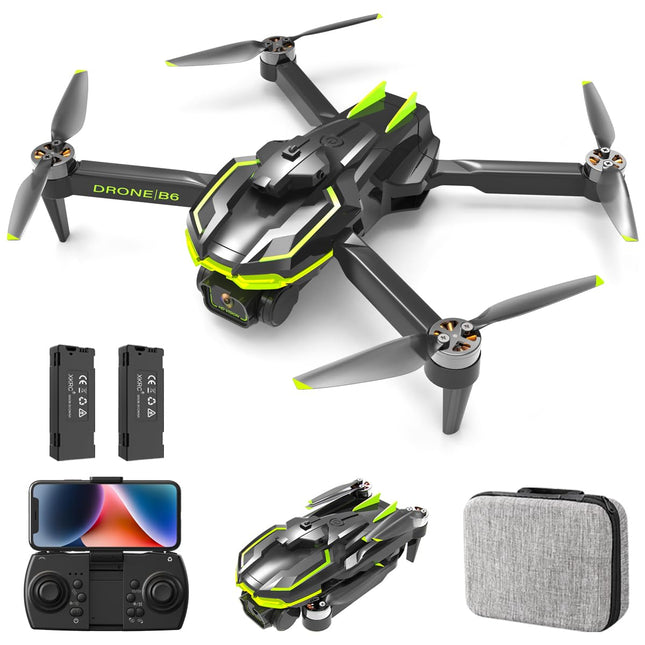 Drons ar 1080P kameru bērniem un pieaugušajiem ar bezkontaktu motoru, salokāms kvadrokopters ar WiFi pārraidi, 35 minūšu ilgs lidojuma laiks, iesācēju dronu rotaļu dāvanas zēniem un meitenēm