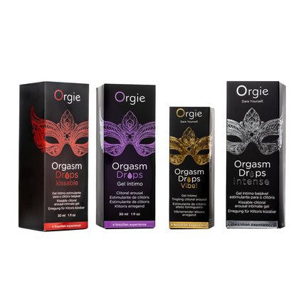 Orģijas vibrācijas orgasma atbrīvošanas līdzeklis, melns, 60 gr