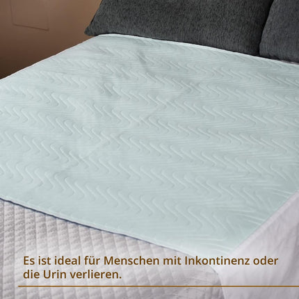 PimPam Factory – (2 gab. iepakojumā) Mazgājams nesaturēšanas ieliktnis ar spārniņiem – Ražots ES – Ūdensnecaurlaidīgs matrača virsmatracis – 90 x 85 cm – Īpaši uzsūcošs – Mazgājams nesaturēšanas ieliktnis – Gultas ieliktņi