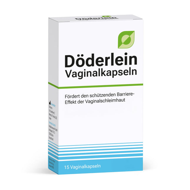 DÖDERLEIN® vaginālās kapsulas – ar pienskābes baktērijām un hialuronskābi (15 kapsulas) – Veicina maksts gļotādas aizsargbarjeru