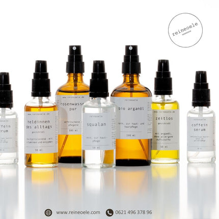 Tīrs hialuronskābes serums, augsta deva, vegāns, piemērots dermarolleram, bez alkohola, jutīgai ādai, 50 ml stikla pudelīte, tīras eļļas, Hyaluron Pur No20