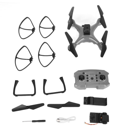 Drons ar 4K kameru, 50x tālummaiņu, 4K HD WiFi tiešraides video, tālvadības kvadrokopters, šķēršļu apiešana 4 virzienos, 360 grādu pagriezieni, inteliģenta lidošana, zēniem un meitenēm