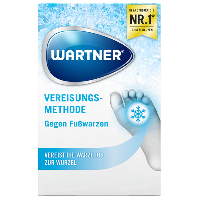WARTNER kārpu sasaldēšanas aerosols plantārajām kārpām - aerosols plantāro kārpu ārstēšanai - kārpu krioterapija pašapstrādei bērniem un pieaugušajiem - 1 iepakojums, 1 x 50 ml