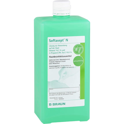 Softasept N ādas dezinfekcijas šķīdums, 1000 ml šķīdums