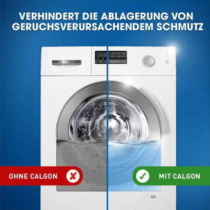 Calgon 4-in-1 Power Tabs – Ūdens mīkstinātājs pret kaļķakmeni, netīrumiem un koroziju veļas mašīnā – Novērš nepatīkamas smakas – 1 x 47 tabletes