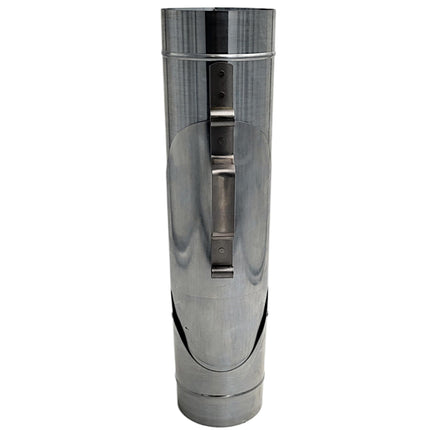 zbs24 notekcaurules vārsts 100 mm no titāna cinka, bez lapu sieta, konisks dizains ērtai uzstādīšanai