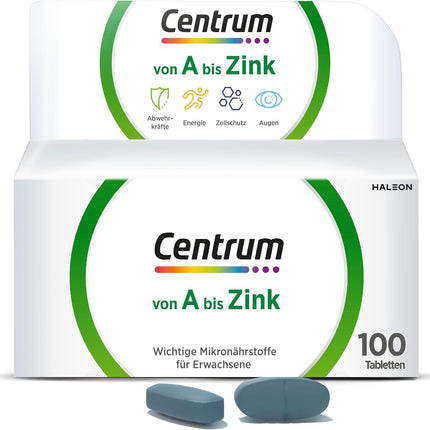 Centrum No A līdz cinkam, 100 gab. - Augstas kvalitātes uztura bagātinātājs pilnvērtīgai ikdienas mikroelementu piegādei - Iepakojums var atšķirties