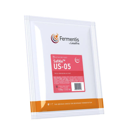 Alus raugs US-05 100 g iepakojums Fermentis Safale Dry All-Roads Ale raugs mājas brūvēšanai
