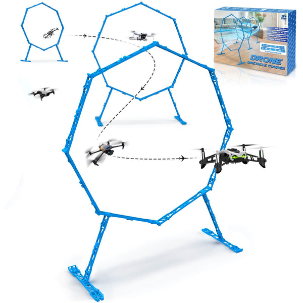 Beria Mini RC Drone šķēršļu apiešanas apmācības rotaļlieta bērniem Sacīkšu vārti Drone Helikopters Sacensības Prakses Trase Piederumi Dāvanas 3-10 gadiem Meitene Zēns Dzimšanas diena Bērnu rotaļlietas