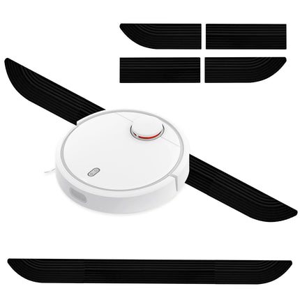 Durvju sliekšņa rampa robotizētiem putekļsūcējiem, silikona sliekšņa rampa visiem robotizētu putekļsūcēju piederumiem, izturīga konstrukcija un ērta lietošana (melna, 69 cm)