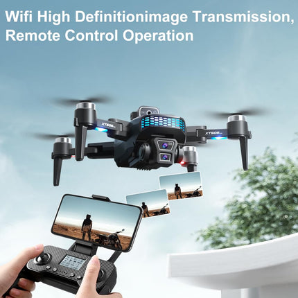 OBEST GPS drons ar 4K kameru, WiFi RC kvadrokopters ar bezkontaktu motoru, mazāk nekā 249 grami, izturīgs, 360° šķēršļu apiešana, 2 baterijas, piemērots iesācējiem
