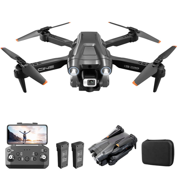 Mingfuxin salokāms drons ar kameru iesācējiem, RC kvadrokoptera drons ar lietotni WIFI FPV tiešraides video, augstuma noturēšana, bezgalvas režīms, vienas taustiņa pacelšanās un nosēšanās pieaugušajiem un bērniem