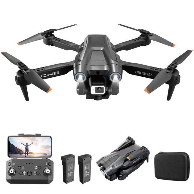 Mingfuxin salokāms drons ar kameru iesācējiem, RC kvadrokoptera drons ar lietotni WIFI FPV tiešraides video, augstuma noturēšana, bezgalvas režīms, vienas taustiņa pacelšanās un nosēšanās pieaugušajiem un bērniem