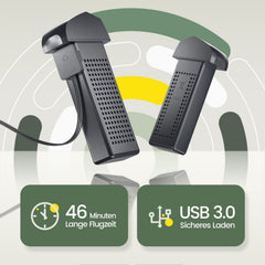 Holy Stone HS175D salokāms GPS drons ar 4K HD kameru, RC kvadrokopters ar 46 minūšu darbības rādiusu. Ilgs lidojuma laiks, seko man, bezsuku motors, lidojuma pieskāriens, interešu punktu augstuma saglabāšana, salokāms drons iesācējiem un pieaugušajiem, C0