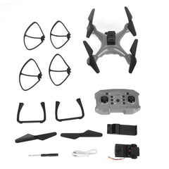 KY102 RC drons, 4K HD divu kameru 50x tālummaiņas aerofotogrāfijas drons ar inteliģentu lidošanu, 1800mAh 4 virzienu šķēršļu apiešana, 360° pagriezieni, žestu fotografēšana, tālvadības pults