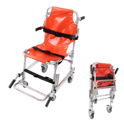 Transporta krēsls, evakuācijas krēsls, pārnēsāšanas krēsls, pacientu transports, kāpņu krēsls, slimnīcas krēsls, viegls, salokāms ātrās palīdzības ugunsdzēsēja evakuācijas krēsls ātrās palīdzības mašīnām ar sc