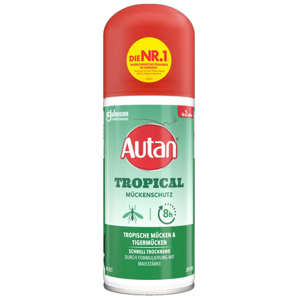 Autan tropu odu atbaidīšanas līdzeklis, sausā aerosola, 100ml