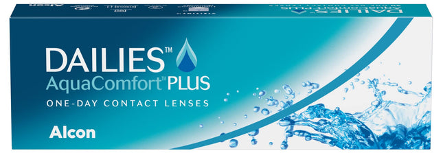 Dailies AquaComfort Plus mīkstās dienas kontaktlēcas | 30 gabali | BC 8,7 mm | DIAMETRS 14,0 mm | -01,75 dioptrijas