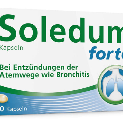 SOLEDUM forte kapsulas 200 mg 50 gab.