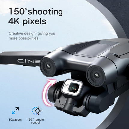 GPS drons ar 4K kameru pieaugušajiem, 5G WIFI FPV RC salokāms kvadrokopters, GPS viedā atgriešanās funkcija, 3 baterijas ar 60 minūšu lidojuma laiku, 150° ESC kamera, bezsuku motors