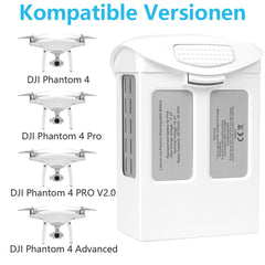 Phantom 4 akumulators 15.2V 5870mAh, Homesuit augstas ietilpības viedais lidojuma rezerves akumulators DJI Phantom 4 sērijas dronam | DJI Phantom 4 Pro, Phantom 4 Pro V2.0, Phantom 4 Advanced
