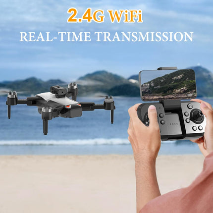 OBEST drons ar 4K kameru, bezkontaktu motora drons, FPV salokāms kvadrokoptera drons ar 360° aktīvu šķēršļu novēršanu, bērnu un pieaugušo rotaļlietas un dāvanas