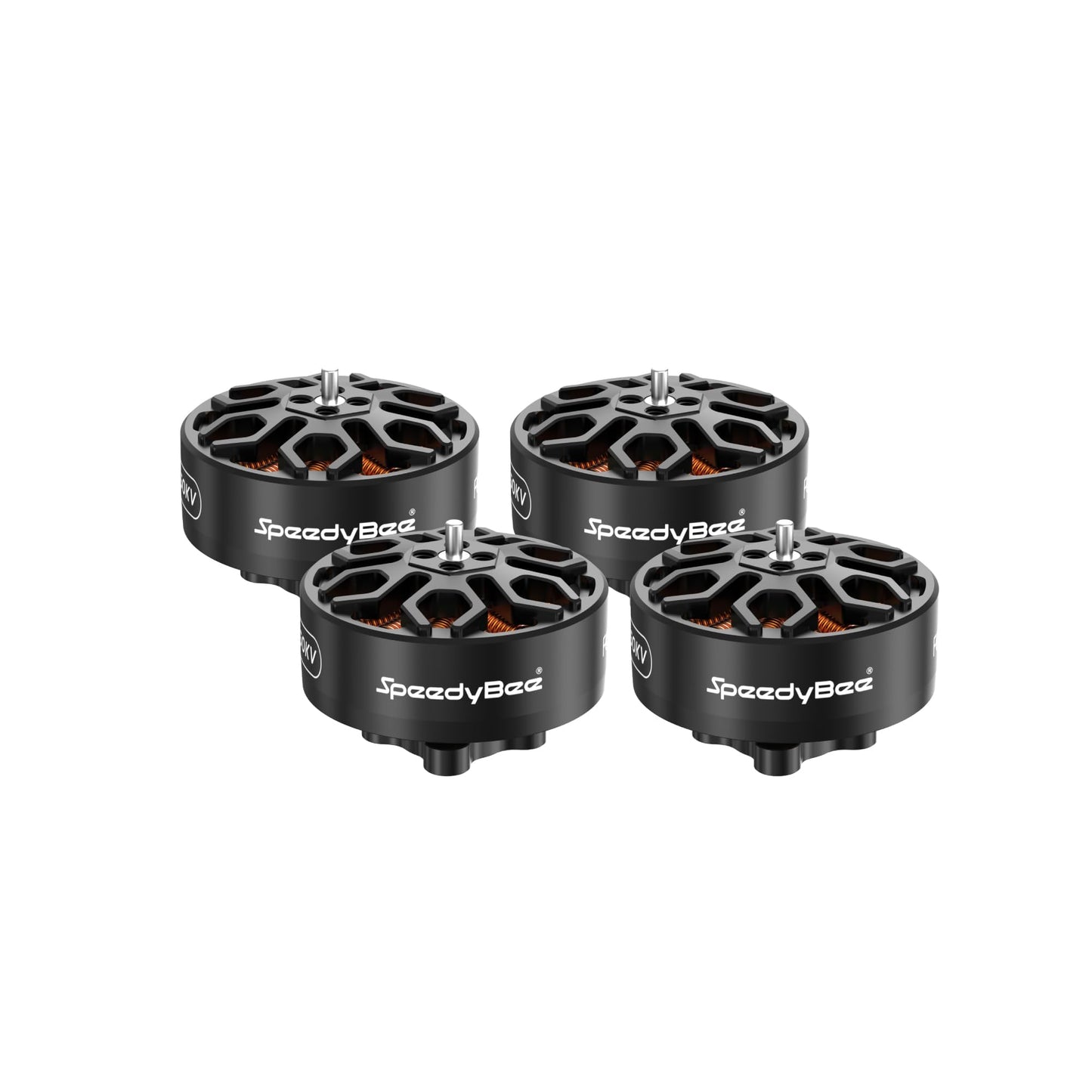 2006. gada 1950KV FPV drona motors - 6S bezsuku motors 3,5, 4, 5 collu FPV dronam QAV kvadrokopteram - 4 gabalu iepakojums