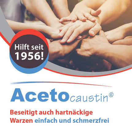 Acetokaustīna šķīdums | Kārpu līdzekļi | Bez sāpēm | Bērni no 4 gadu vecuma | Kārpu ārstēšana rokām un kājām | 2 ml kārpu noņēmējs | Kārpu noņemšana