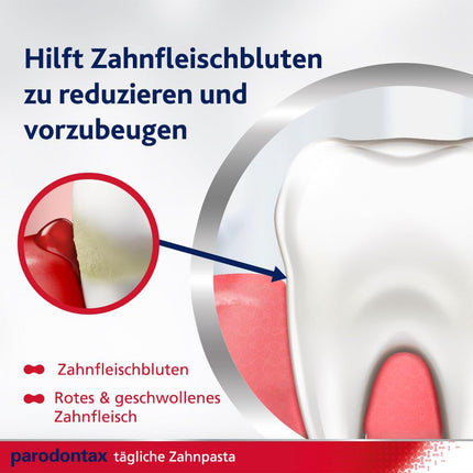 Parodontax Active Gum Repair* zobu pasta ar fluorīdu, 1x75ml, Zobu pasta veselīgākām smaganām no 1. nedēļas**