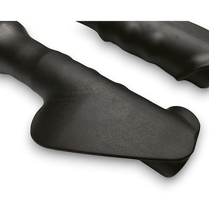 2x rokturi rollatoriem, 125x22 mm no FabaCare, ergonomiskas formas, rezerves rokturi, rollatora rokturis, rollatora turētājs, labais un kreisais, rokturis mobilitātes palīglīdzeklim
