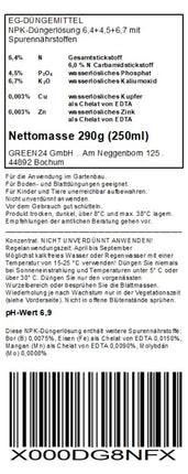 GREEN24 Oleander mēslojuma šķidrums HIGHTECH NPK pilnvērtīgs mēslojums Nerium Oleander