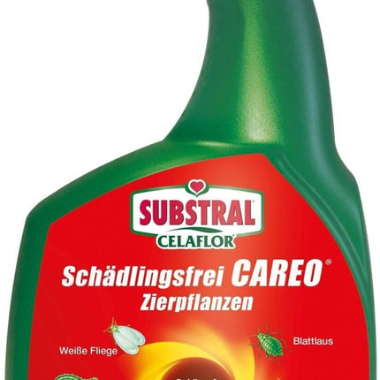 Substral Pest-Free Careo dekoratīvajiem augiem, pret kaitēkļiem, piemēram, laputīm, zvīņkājiem, govju blaktīm, kāpuriem, 800 ml, zaļš
