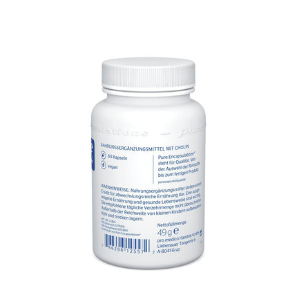 Pure Encapsulations Holīns - aknu darbībai un tauku metabolismam - 60 vegānas kapsulas