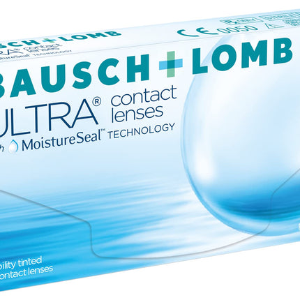 Bausch + Lomb Ultra, sfēriskas augstākās kvalitātes mēneša kontaktlēcas, mīkstas kontaktlēcas, 6 gab. BC 8,5 mm / DIA 14,2 / -1,50 dioptrijas