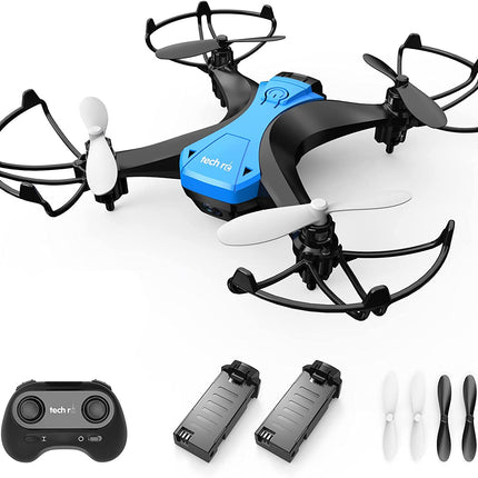 Drons iesācējiem RC mini drons ar divām baterijām 16 minūšu lidojuma laiks iekštelpās RC tālvadības drons 3D apgriešanas augstuma noturēšana RC kvadrokopters ar tālvadības pulti bērniem meitenēm, dēliem, zēniem, rotaļlietu dāvana