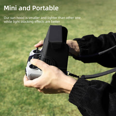 Taoke RC silikona saules aizsargs, salokāms saules aizsargs D-JI RC Mavic Mini 3 un Mini 3 Pro tālvadības pultij
