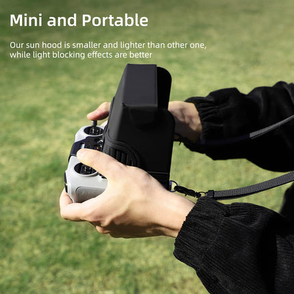 Taoke RC silikona saules aizsargs, salokāms saules aizsargs D-JI RC Mavic Mini 3 un Mini 3 Pro tālvadības pultij