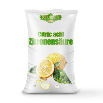 20 kg pārtikas kvalitātes citronskābes pulvera | Mājas aizsardzības līdzekļi virtuvei un mājsaimniecībai | Citronskābe 100% tīra | Citronskābe E330 (4x 5kg)