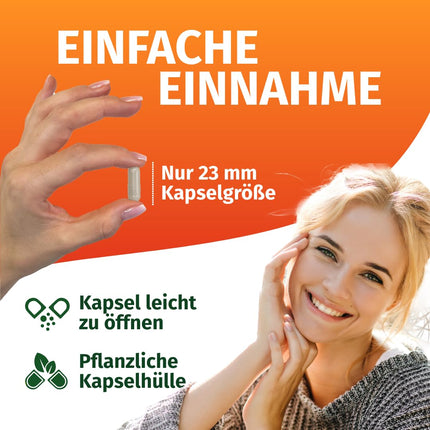 DAO kapsulas VEGĀNS — augsta deva: 100 000 HDU — 100 mg zirņu asnu pulvera vienā kapsulā vienkāršai dozēšanai — aptiekas kvalitāte — 90 kapsulas — Green Naturals®