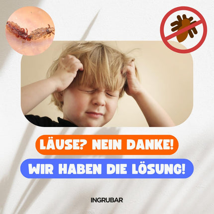Ingrubar utu šampūns Lice&amp;Nits Free 2x150ml losjons un kopšanas šampūns - utu līdzeklis un utu ķemmes komplekts • Bez silikoniem un pesticīdiem • Augu eļļām • Vegāns - mazina niezi