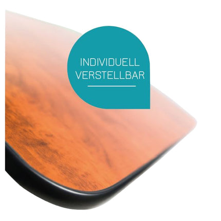 FabaCare Nova sānu galdiņš, augstumā regulējams naktsgaldiņš uz ritentiņiem, galds gultai ar slīpumu, viegli tīrāms speciāls pārklājums, valrieksts