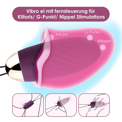 Luksusa vibrējoša ola ar tālvadības pulti, klusa un spēcīga vibrējoša ola viņai, G-punkta klitora stimulators, anālais vibratora dildo ar 26 vibrācijas režīmiem, seksa rotaļlieta pāriem